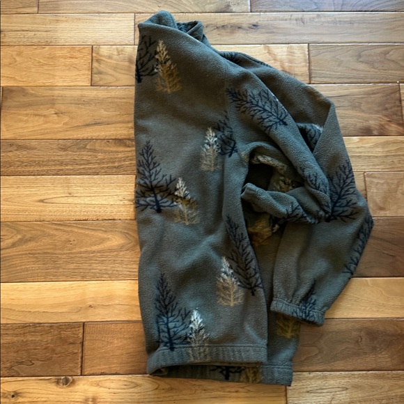 Vtg Faded Glory all over design 1/4 zip fleece pullover Sz large - Picture 4 of 5